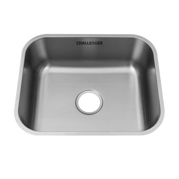 Lavaplatos de Empotrar Challenger Sencillo Acero Inoxidable 53.5 cm LV 3607_1